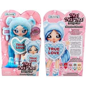 Na! Na! Na! Surprise Lily Sarang Blue Teddy Bear-Inspired 7.5" Fashion Doll